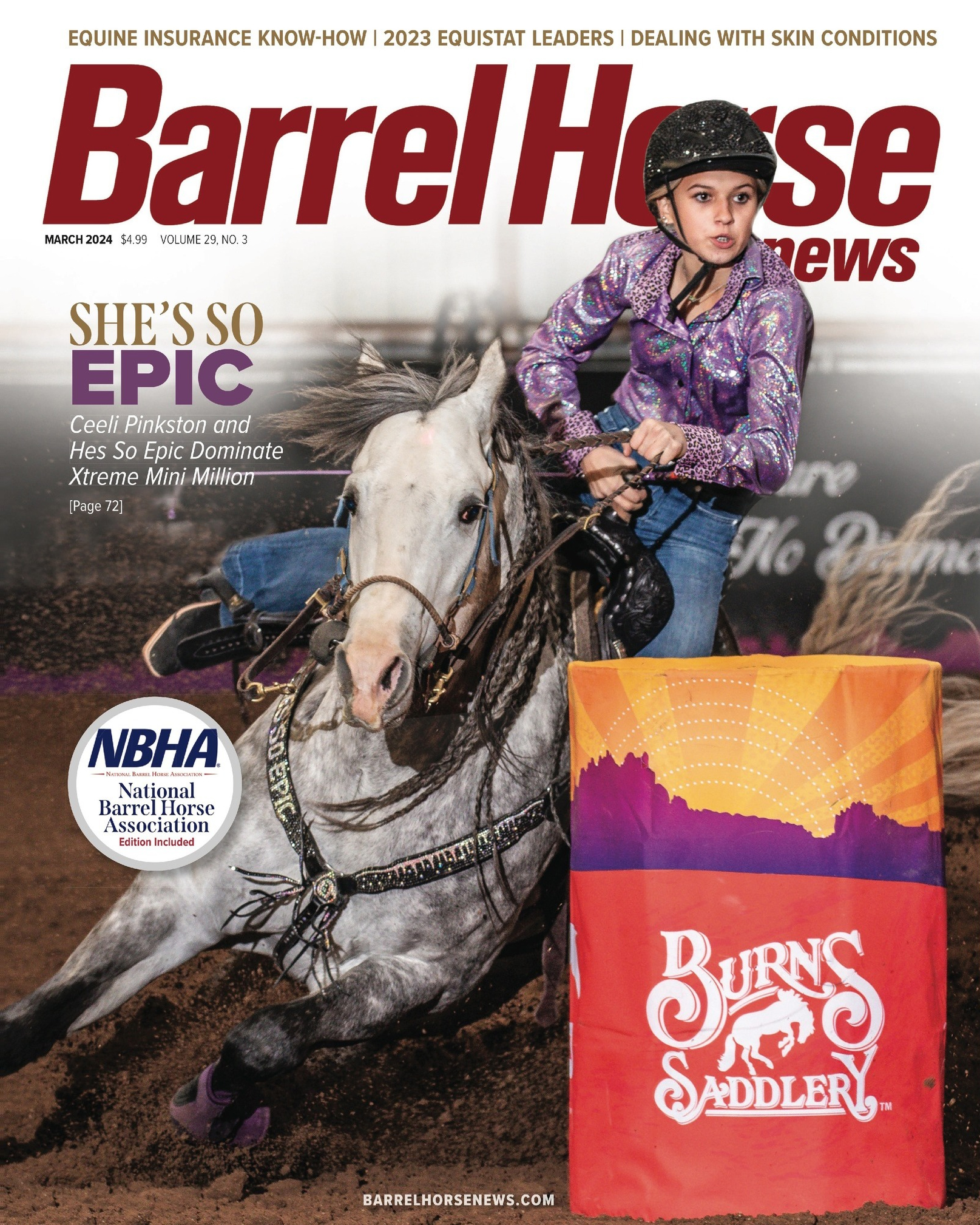 Barrel-Horse-News March 01, 2024 Issue Cover