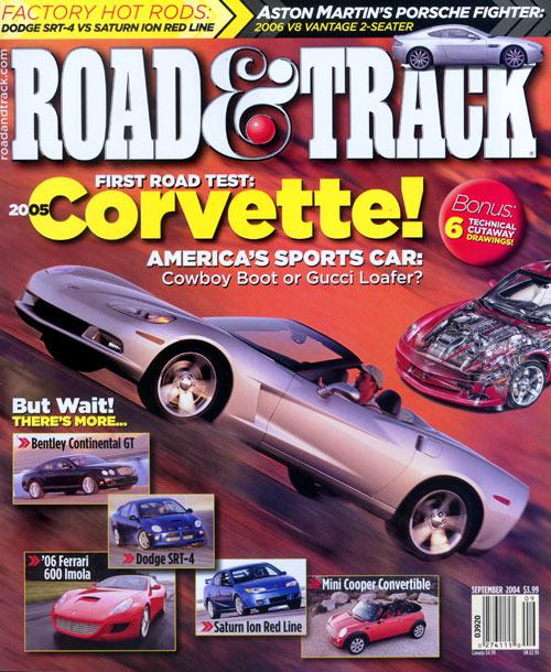 Road-and-Track August 09, 2004 Issue Cover