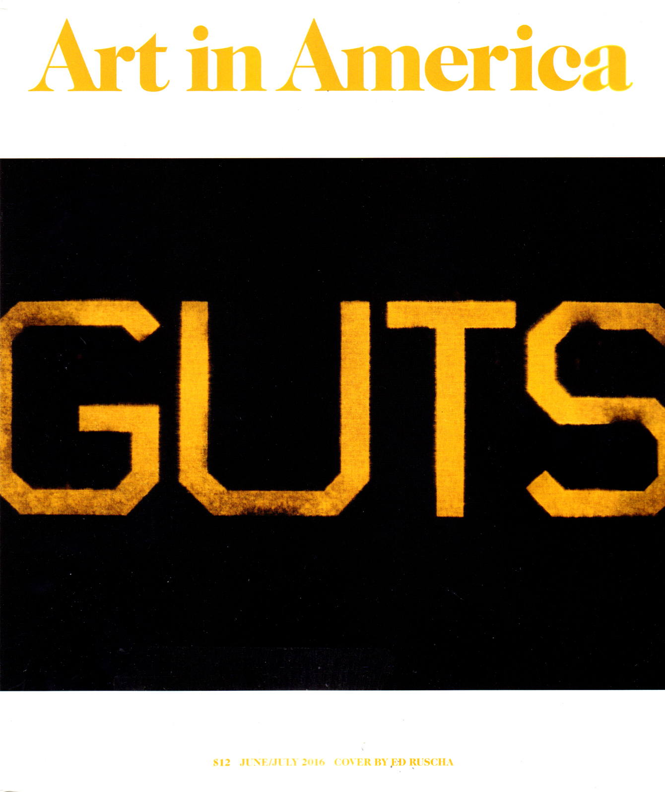 Art-In-America June 01, 2016 Issue Cover