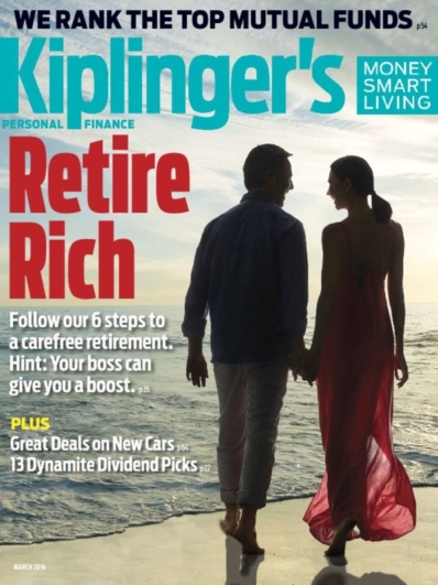 Kiplinger's Personal Finance March 01, 2016 Issue Cover