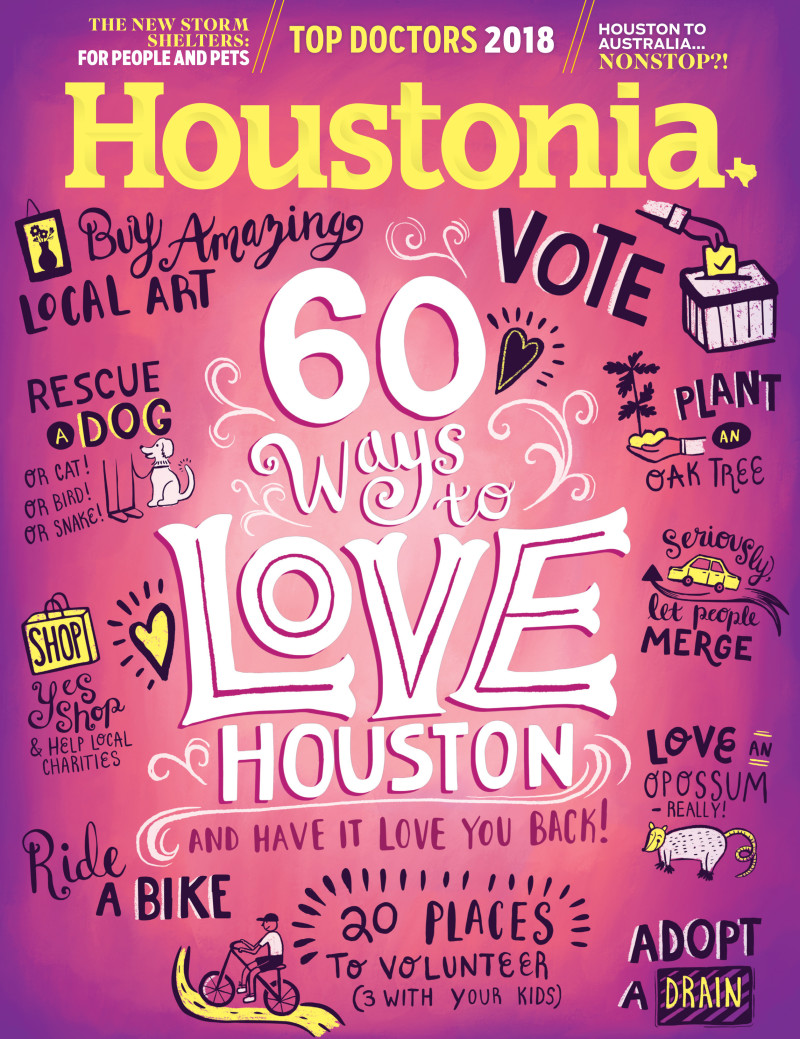 Houstonia August 01, 2018 Issue Cover