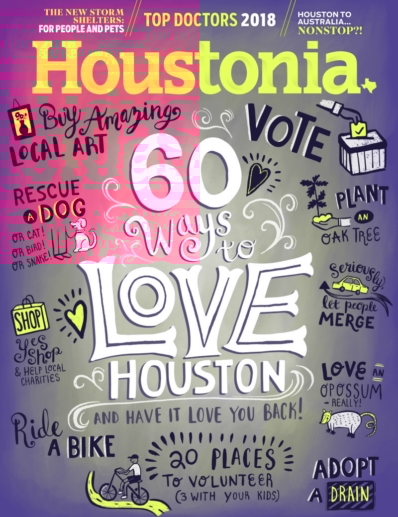 Houstonia August 01, 2018 Issue Cover