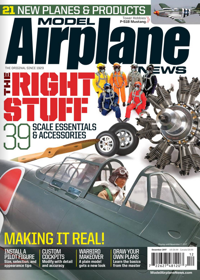 Model-Airplane-News December 01, 2017 Issue Cover