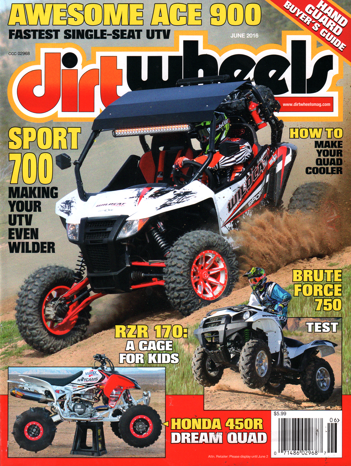 Dirt-Wheels June 01, 2016 Issue Cover