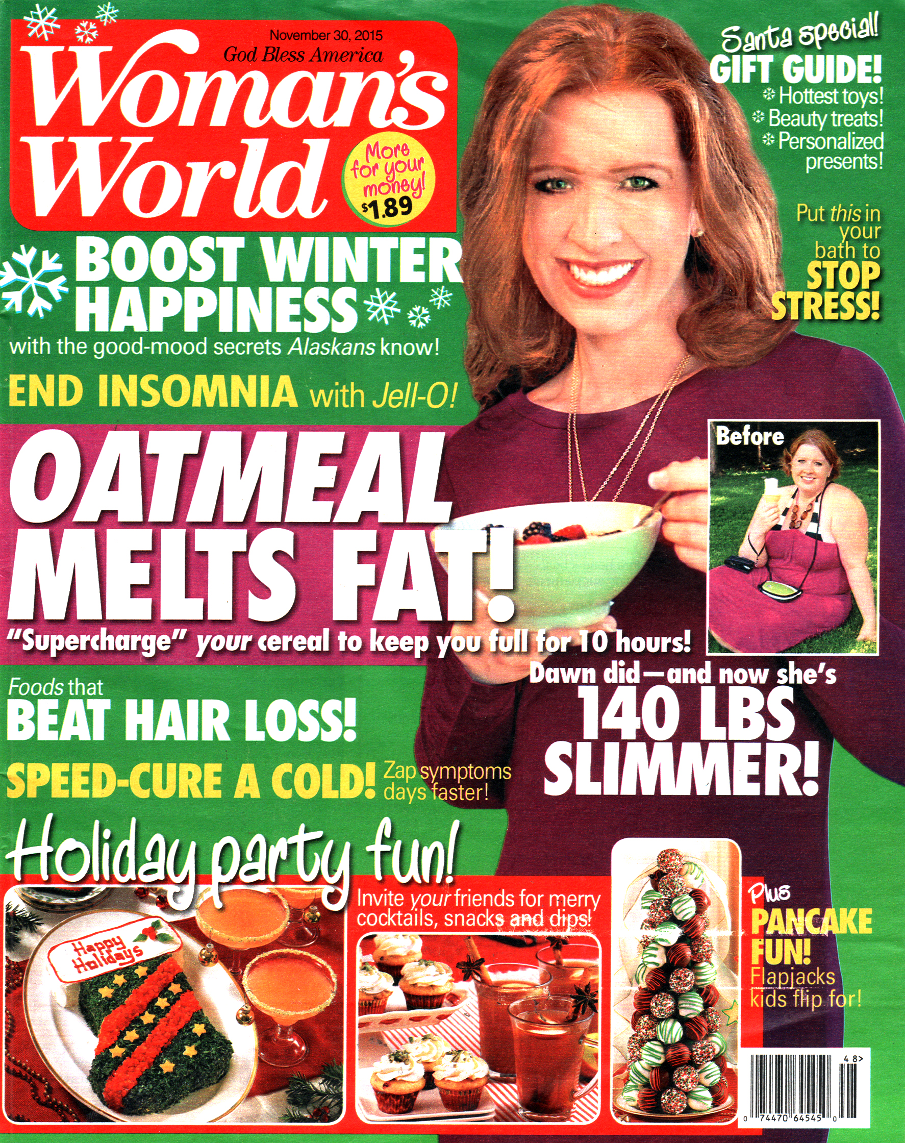 Womans-World November 30, 2015 Issue Cover