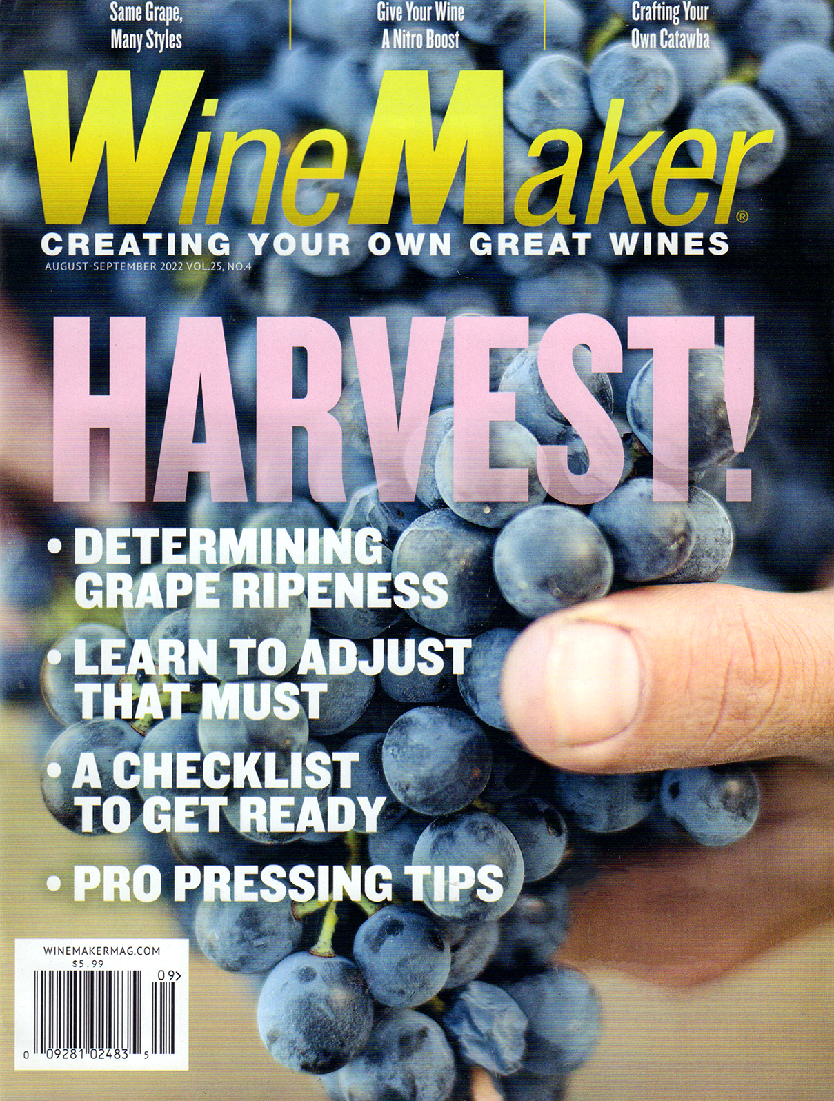Winemaker August 01, 2022 Issue Cover