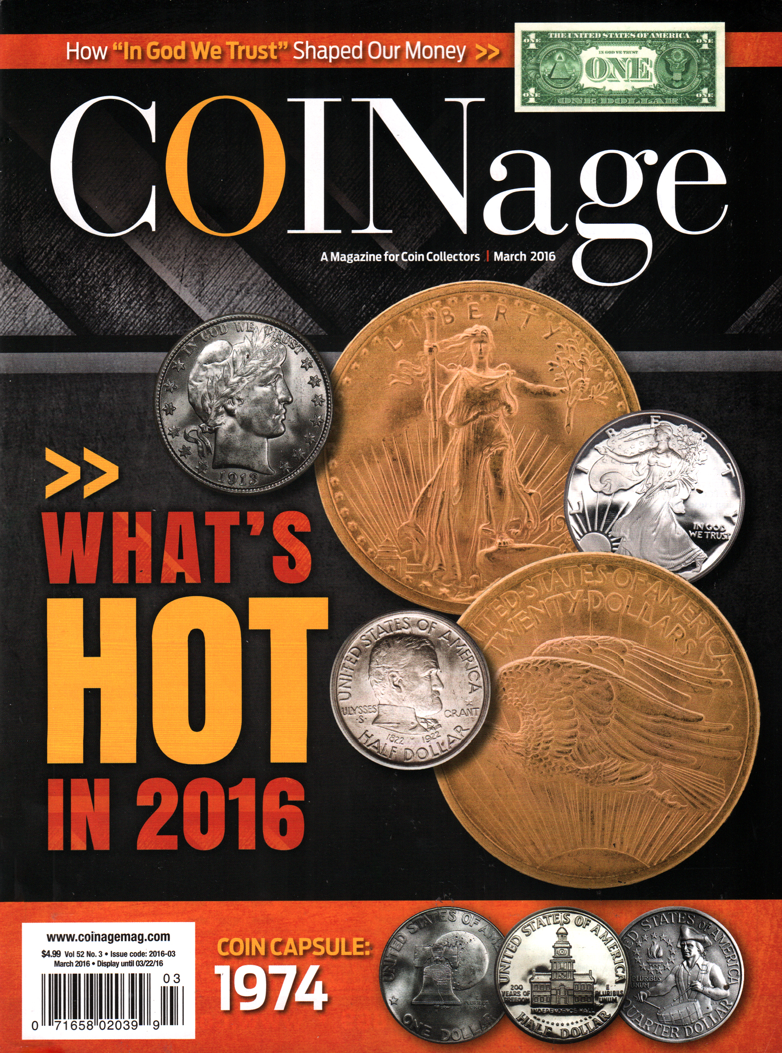 Coinage March 01, 2016 Issue Cover