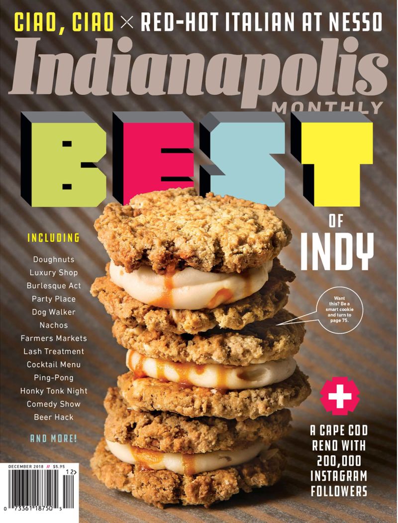 Indianapolis-Monthly November 01, 2018 Issue Cover