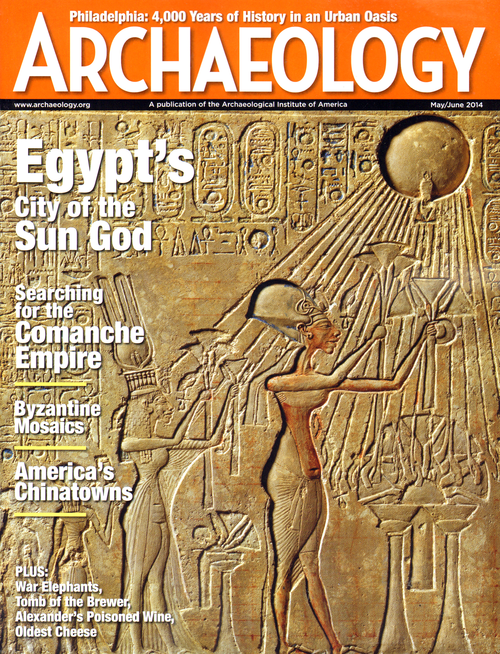 Archaeology May 01, 2014 Issue Cover