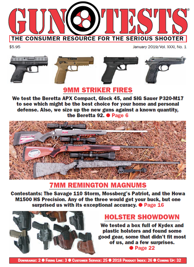 Gun-Tests January 01, 2019 Issue Cover