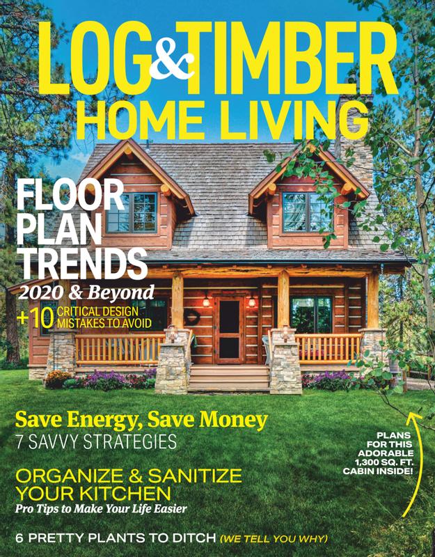 Log-and-Timber-Home-Living August 01, 2020 Issue Cover