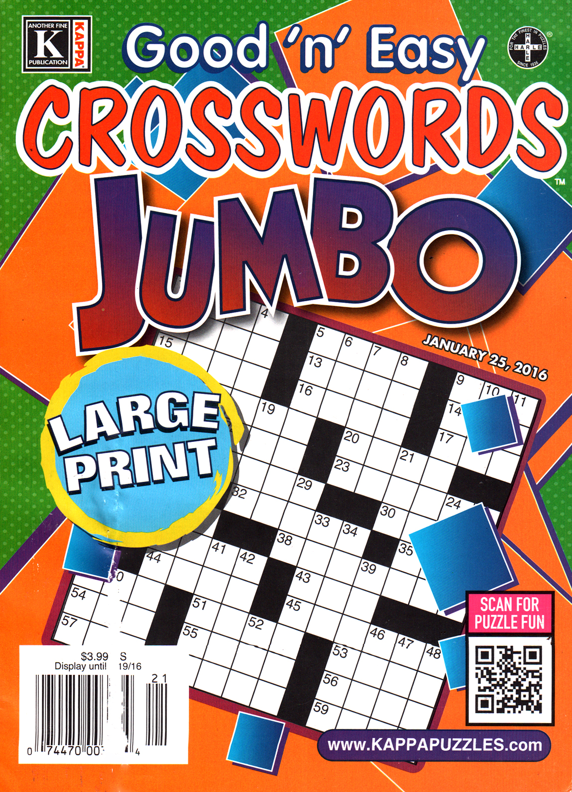 Good-N-Easy-Crosswords-Jumbo January 25, 2016 Issue Cover