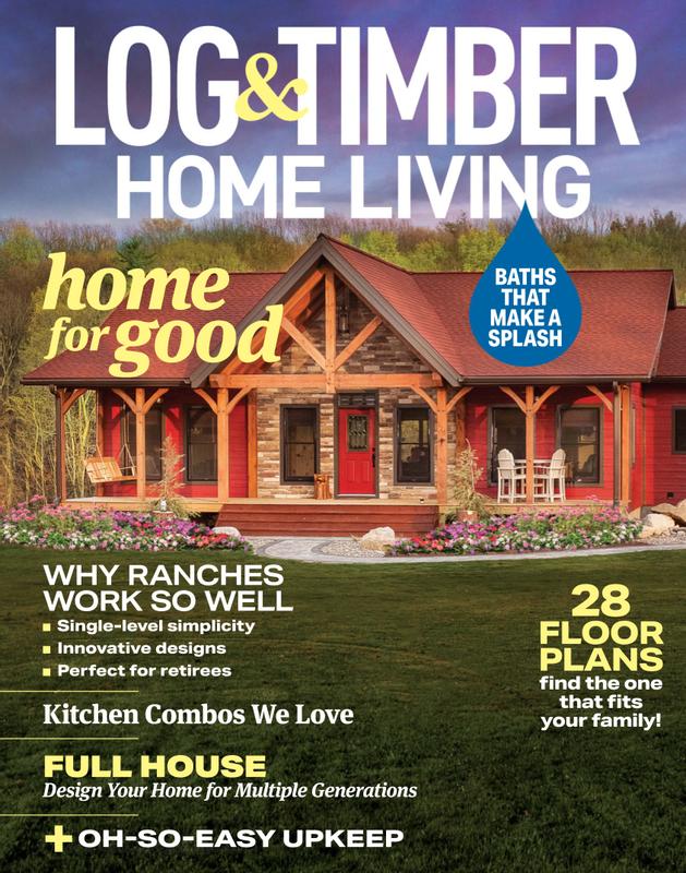 Log-and-Timber-Home-Living August 01, 2021 Issue Cover