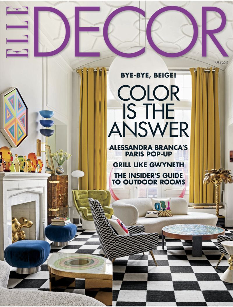 Elle-Decor April 01, 2019 Issue Cover