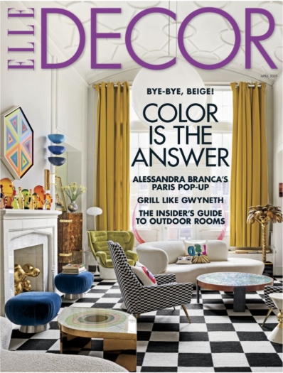 Elle Decor April 01, 2019 Issue Cover