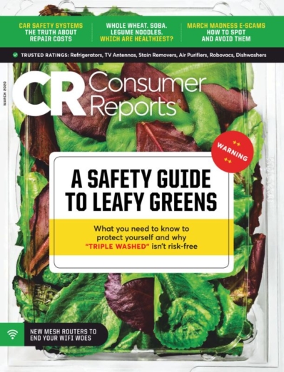 Consumer Reports March 01, 2020 Issue Cover
