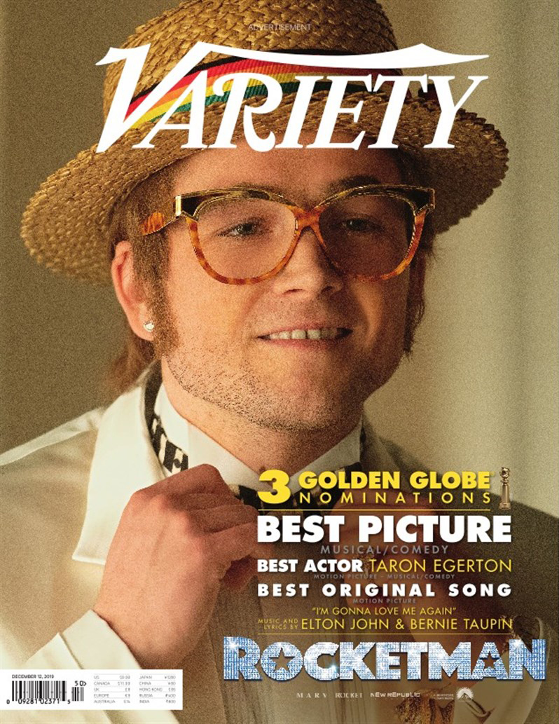 Variety December 12, 2019 Issue Cover