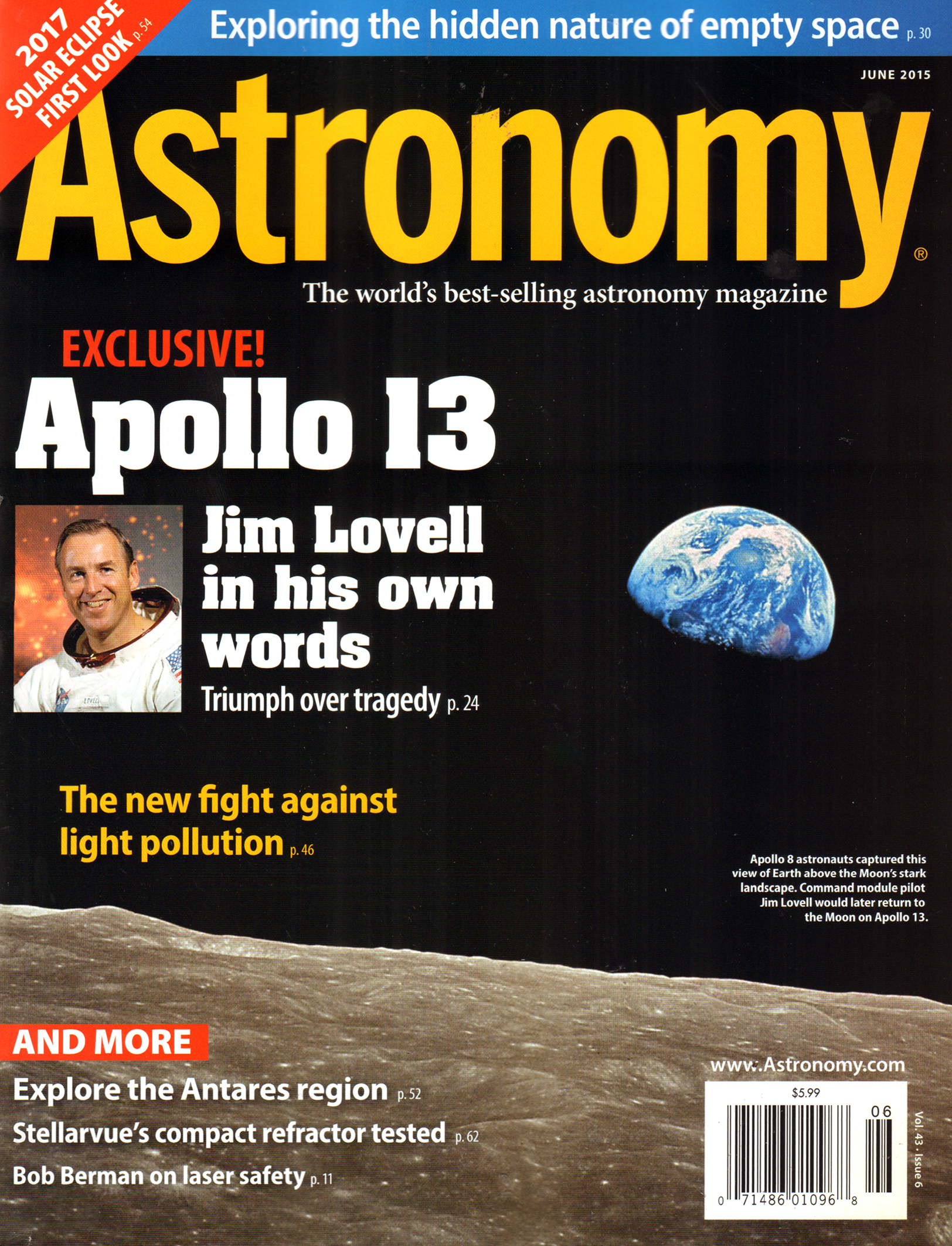 Astronomy June 01, 2015 Issue Cover