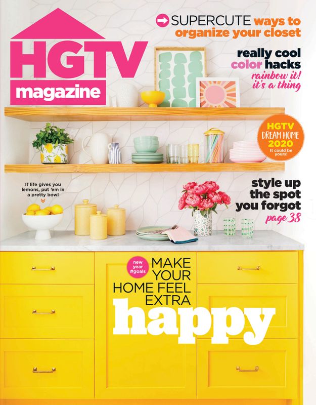 HGTV January 01, 2020 Issue Cover