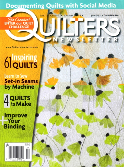 Quilter's Newsletter June 01, 2015 Issue Cover