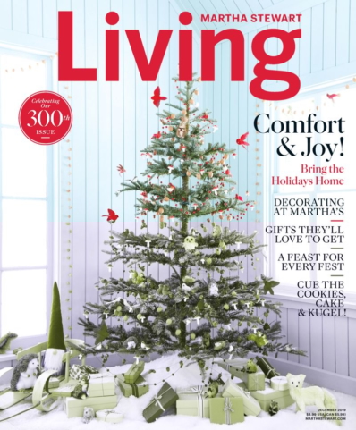 Martha Stewart Living December 01, 2019 Issue Cover