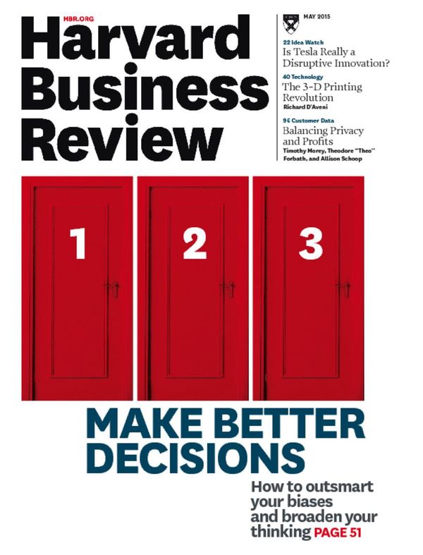 Harvard-Business-Review May 01, 2015 Issue Cover