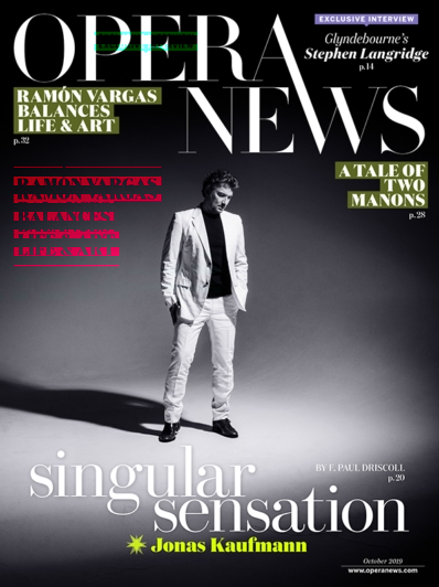 Opera News October 01, 2019 Issue Cover