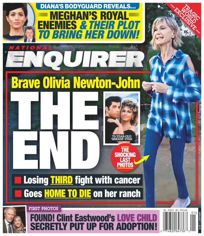 National-Enquirer January 07, 2019 Issue Cover