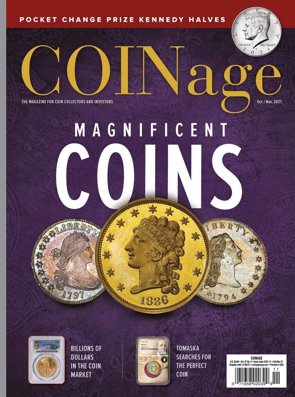 Coinage October 01, 2021 Issue Cover