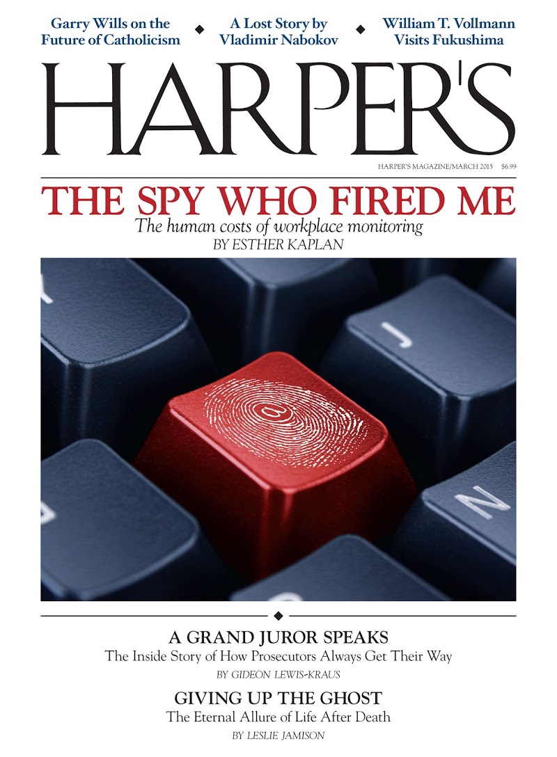Harpers March 01, 2015 Issue Cover