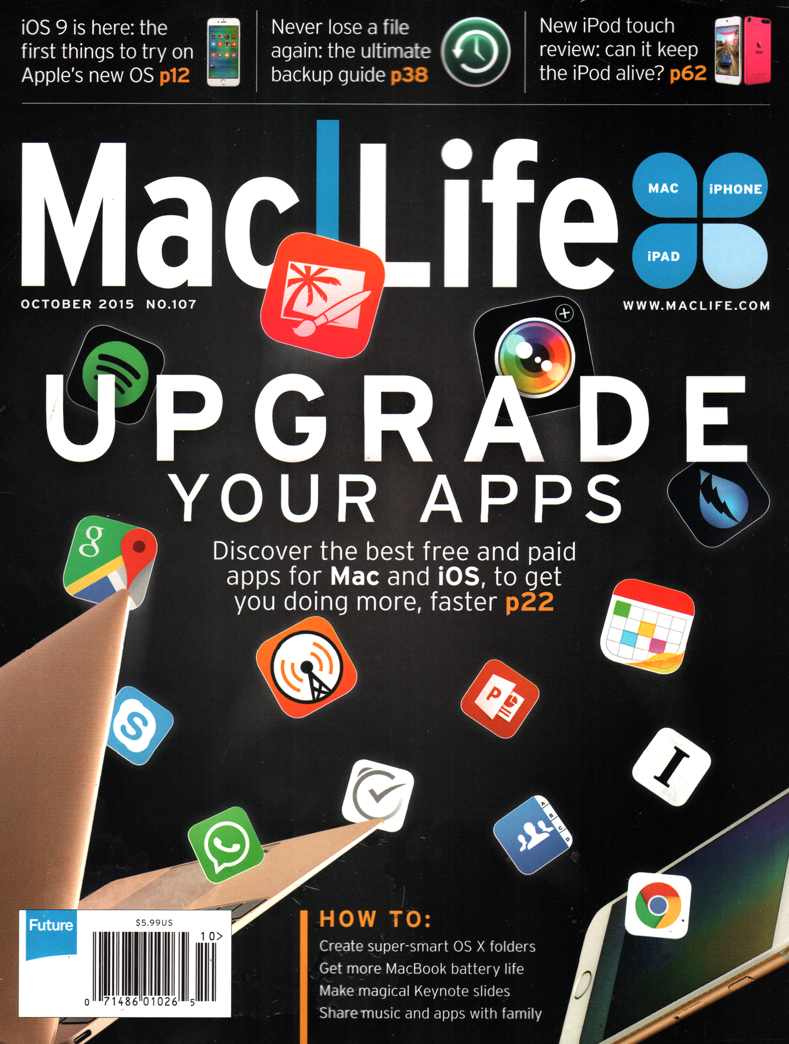 Mac-|-Life October 01, 2015 Issue Cover