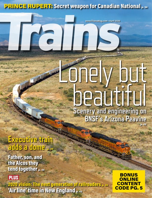 Trains April 01, 2020 Issue Cover