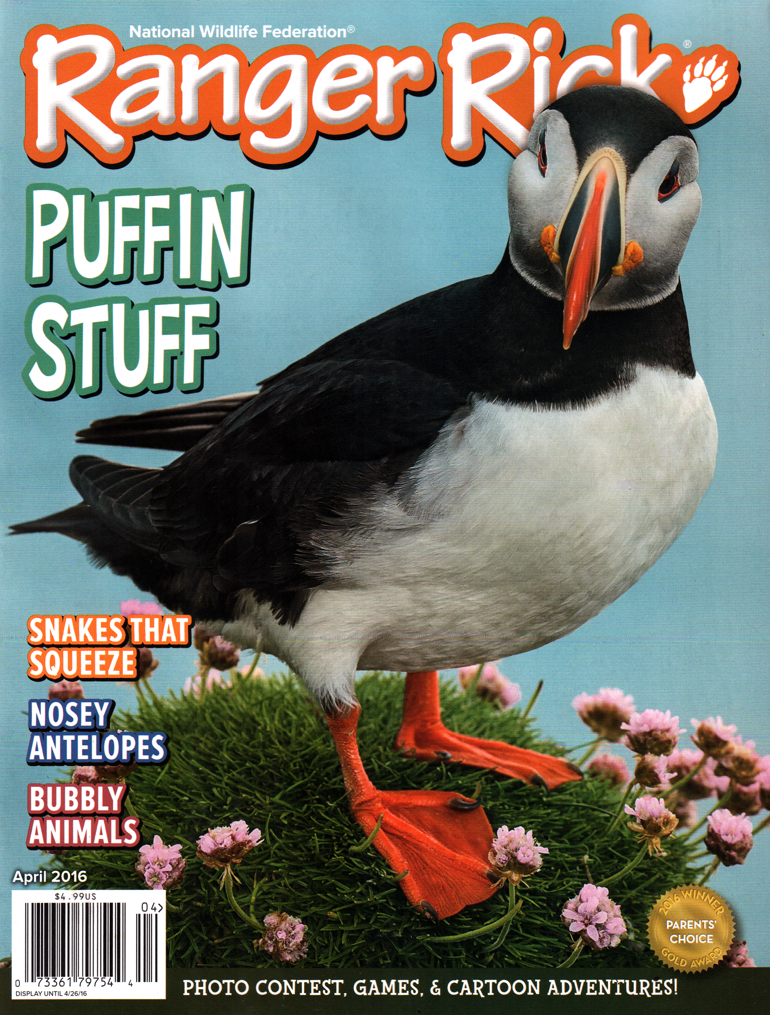 Ranger-Rick April 01, 2016 Issue Cover