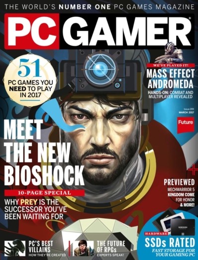 PC Gamer (US Edition) March 01, 2017 Issue Cover
