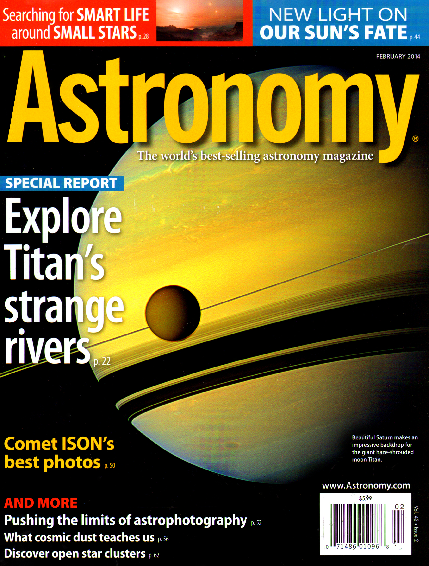 Astronomy February 01, 2014 Issue Cover