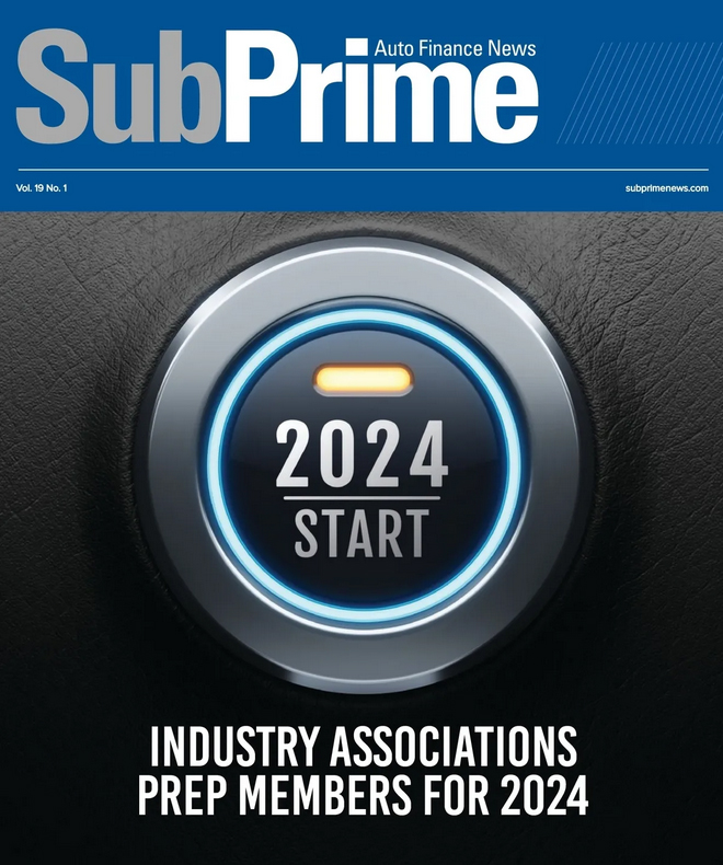 Subprime Auto Finance News January 01, 2024 Issue Cover