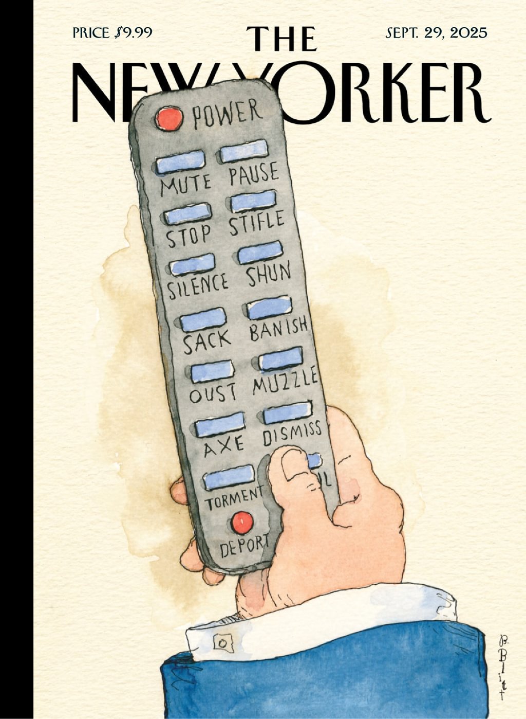 the-new-yorker September 29, 2025 Issue Cover