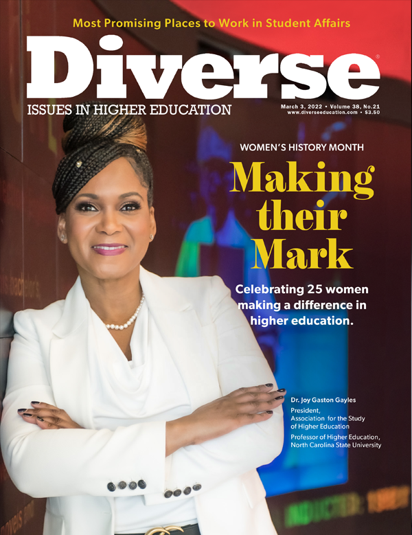 Diverse-Issues-In-Higher-Education March 03, 2022 Issue Cover