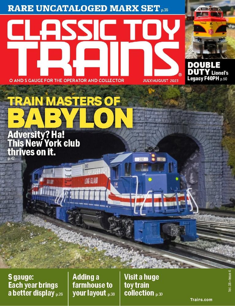 Classic-Toy-Trains July 01, 2023 Issue Cover