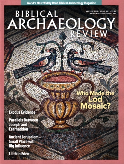 Biblical Archaeology Review May 01, 2016 Issue Cover