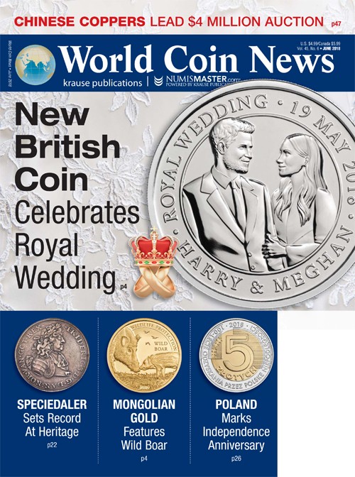 World-Coin-News June 01, 2018 Issue Cover
