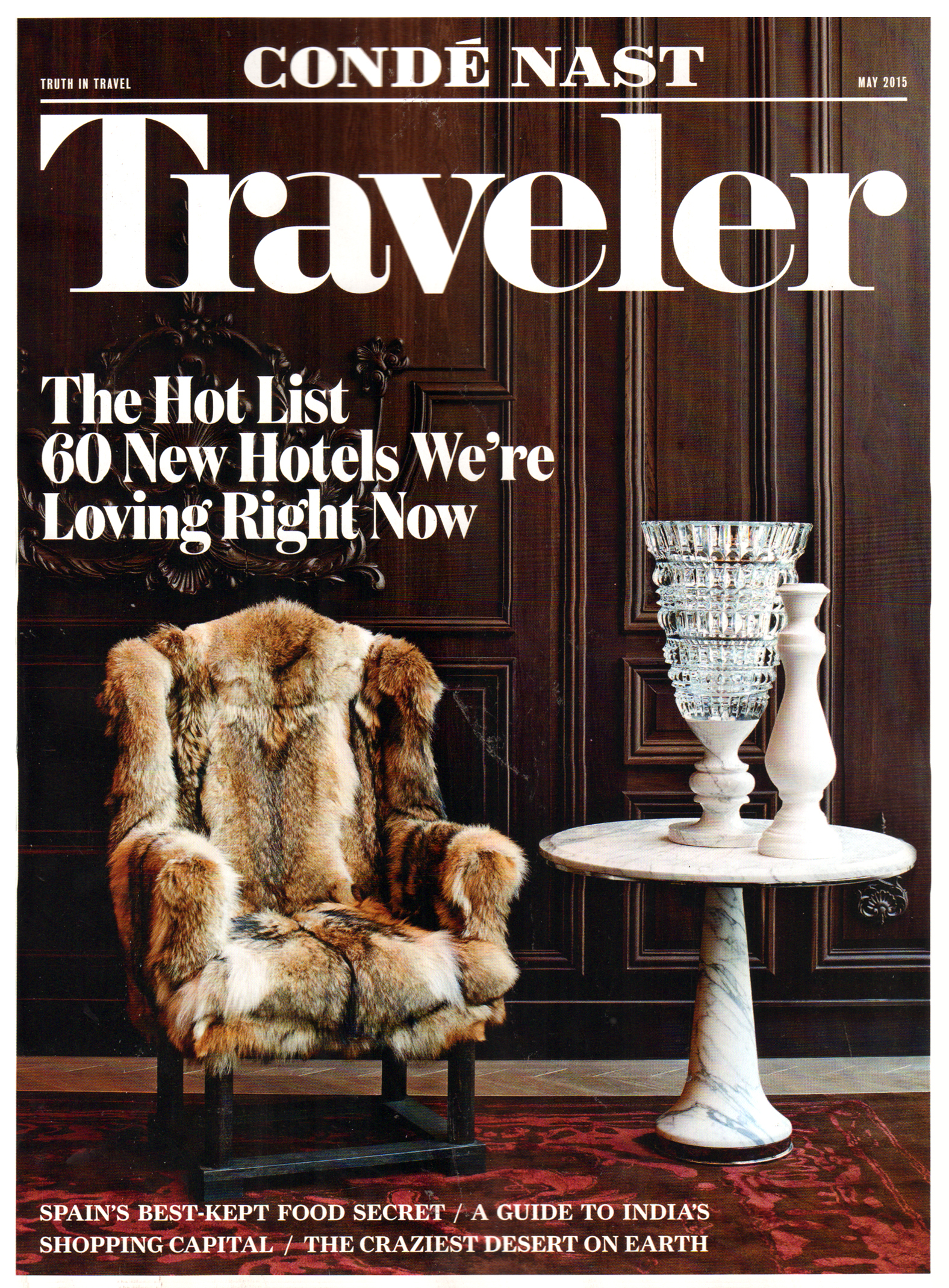 Condé-Nast-Traveler May 01, 2015 Issue Cover