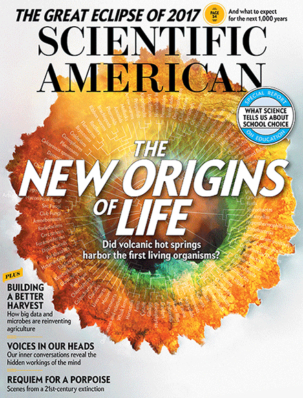 Scientific-American August 01, 2017 Issue Cover