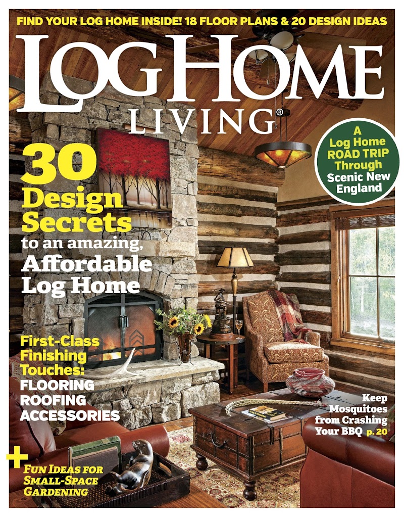 Log-and-Timber-Home-Living August 01, 2017 Issue Cover