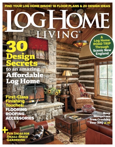 Log and Timber Home Living August 01, 2017 Issue Cover