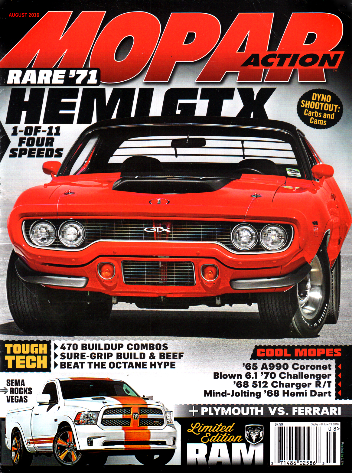 Mopar-Action August 01, 2016 Issue Cover