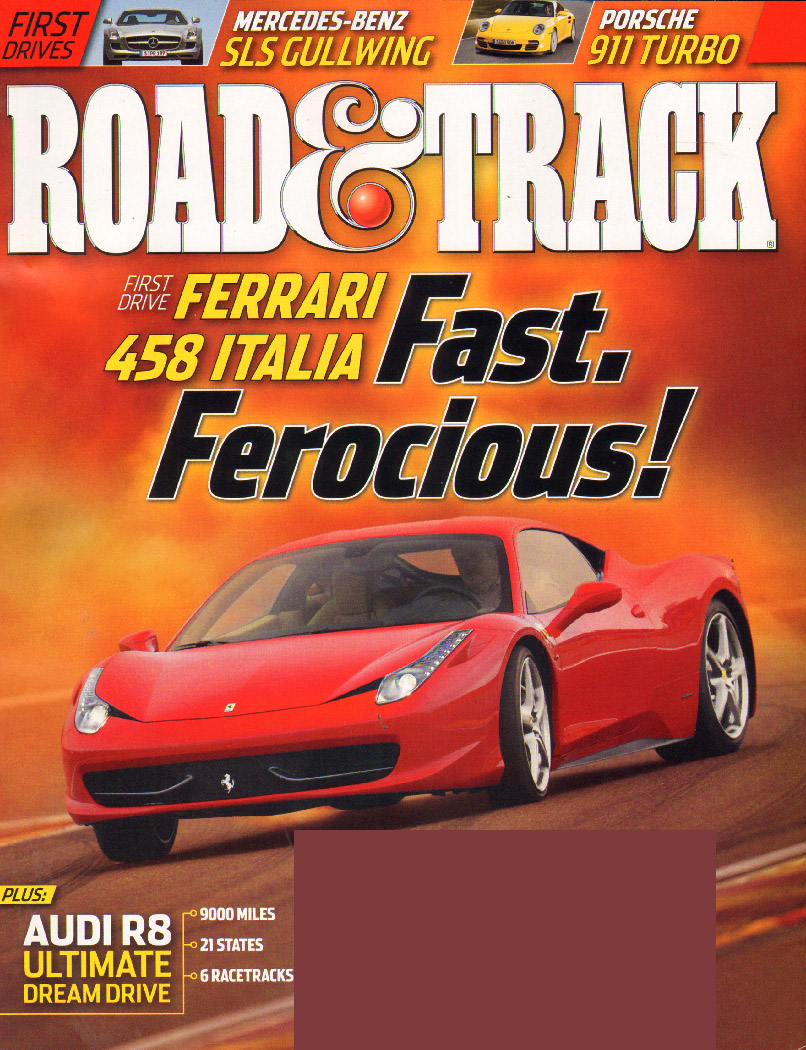 Road-and-Track February 01, 2010 Issue Cover