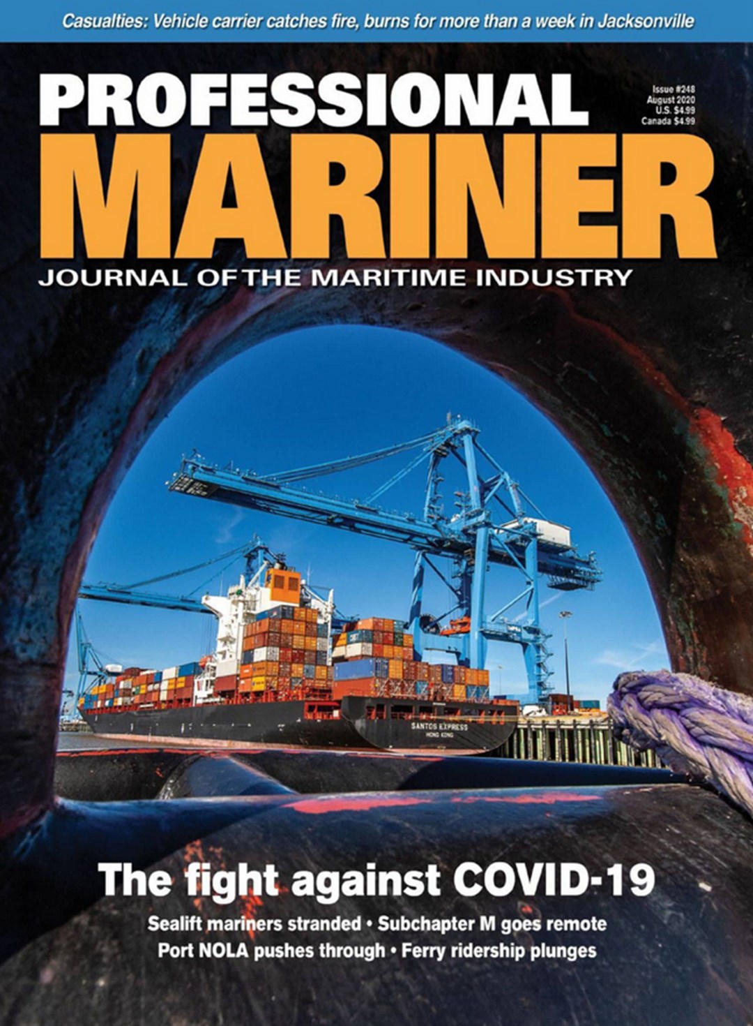 Professional-Mariner August 01, 2020 Issue Cover
