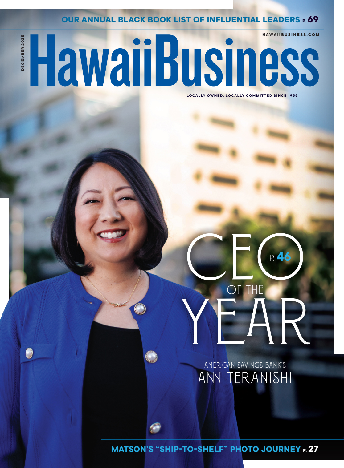 Hawaii-Business December 01, 2025 Issue Cover