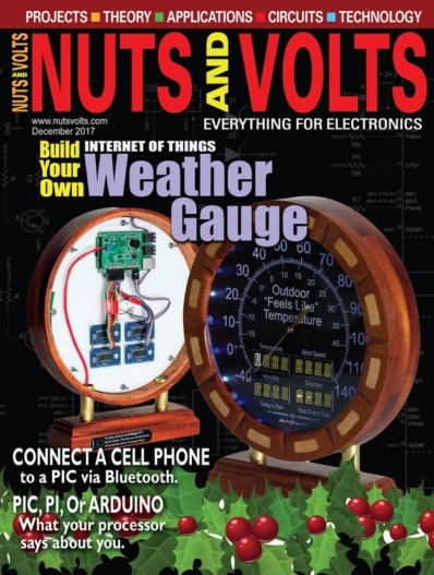 Nuts & Volts December 01, 2017 Issue Cover